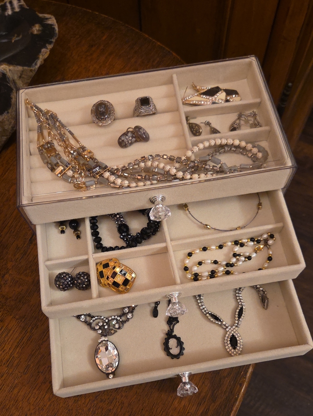 Jewelry Box Filled With Jewelry